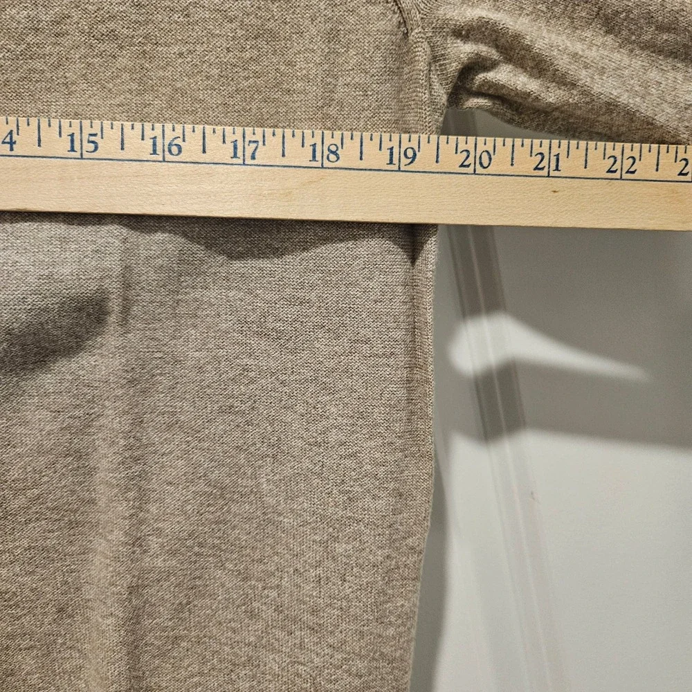 Banana Republic Sweater Mens M Tan Organic Cotton Crewneck Raglan Pullover Knit